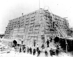 Construction of the Statue of Liberty